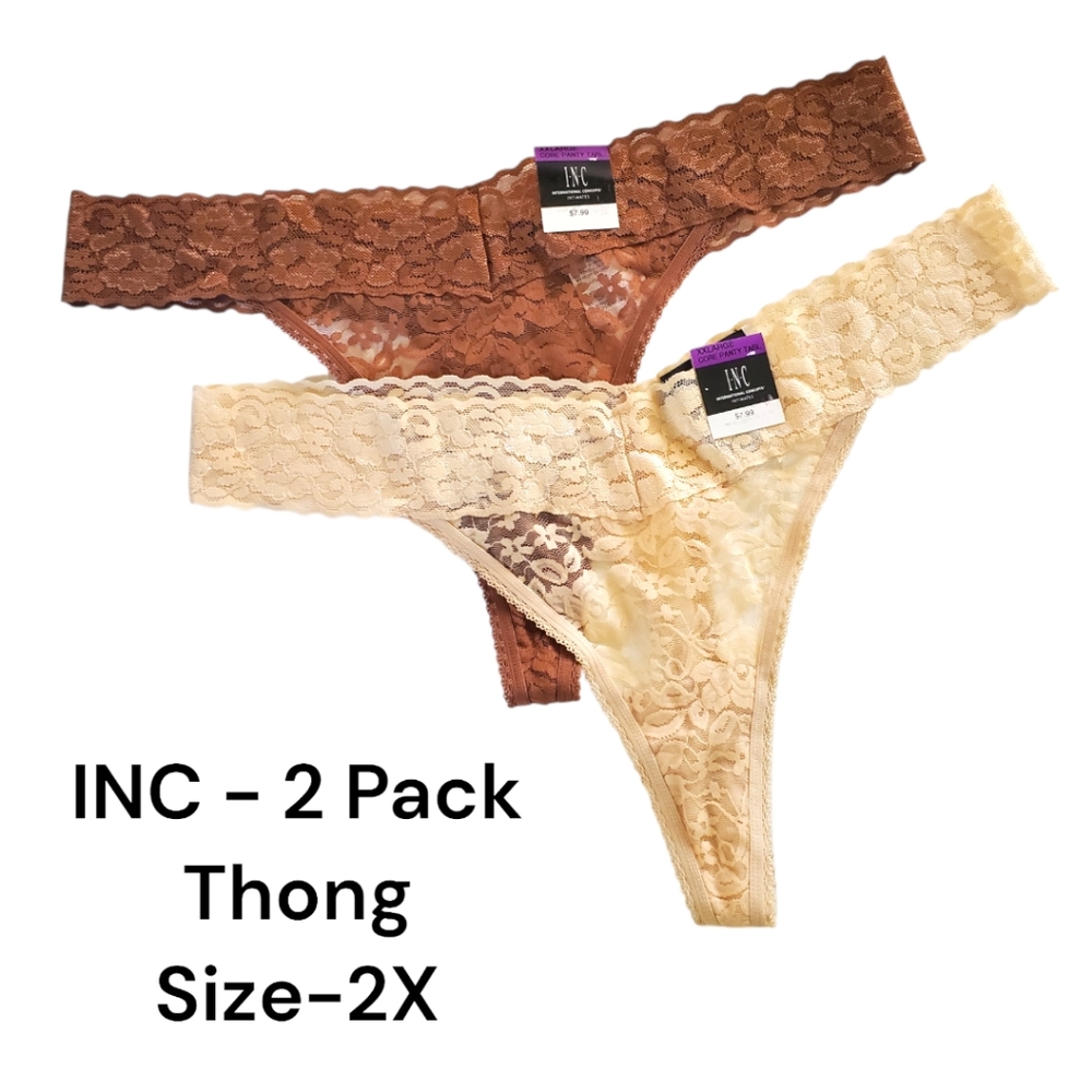 2 Pack NWT- 2XL Thong